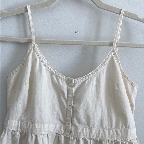 SUNDAY Best Aritzia 100% Cotton Tiered Mini Dress in Whisper White XS - Picture 3 of 10